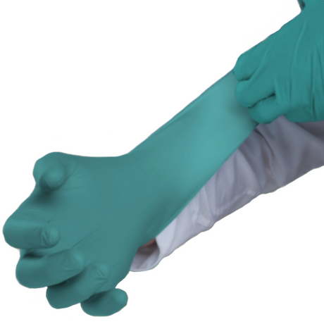 PowerForm PF-95TL EcoTek Sustainable Nitrile Gloves Teal