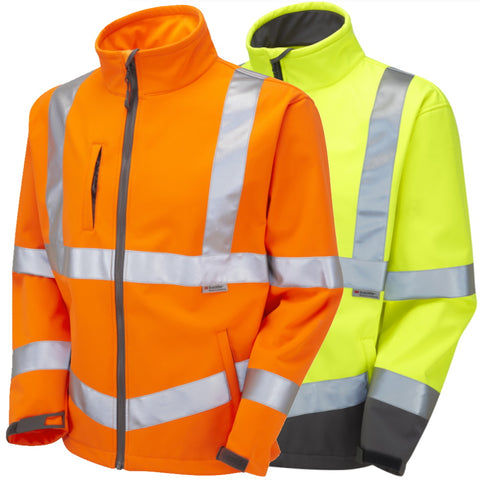 Leo Buckland Interactive Hi Vis Softshell Jacket