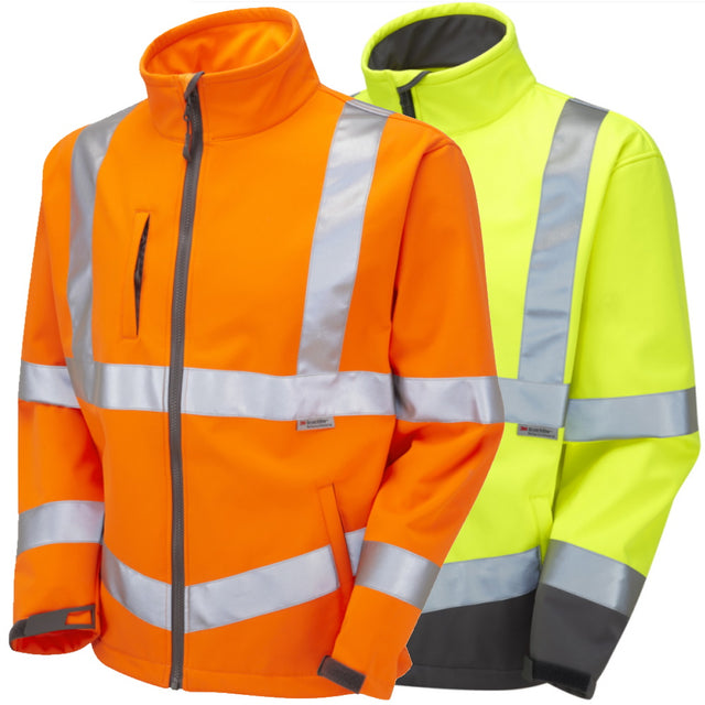 Leo Buckland Interactive Hi Vis Softshell Jacket