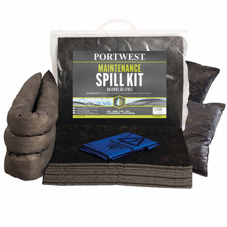 Portwest SM31 50 Litre Maintenance Spill Response Kit Waterproof Holdall
