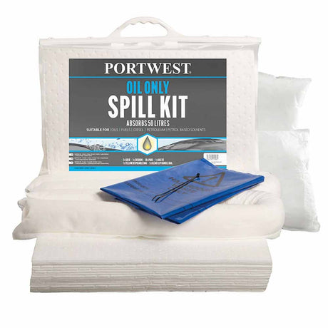 50L Oil Only Spill Response Kit with Clip-top Carrier