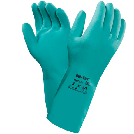 Ansell Solvex 37-675 Chemical Resistant Nitrile Gloves 330mm