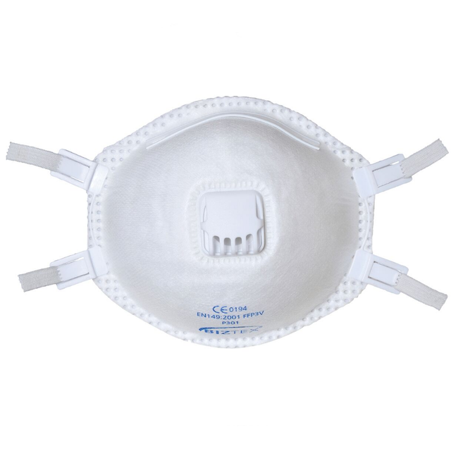Biztek FFP3 Valved Dolomite Respirator Face mask x 10