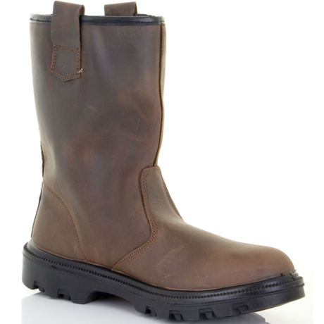 Sherpa Brown Leather Rigger Safety Boots S3