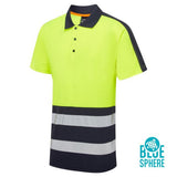 Supertouch Hi Vis Eco Polo Shirt Yellow CoolAir