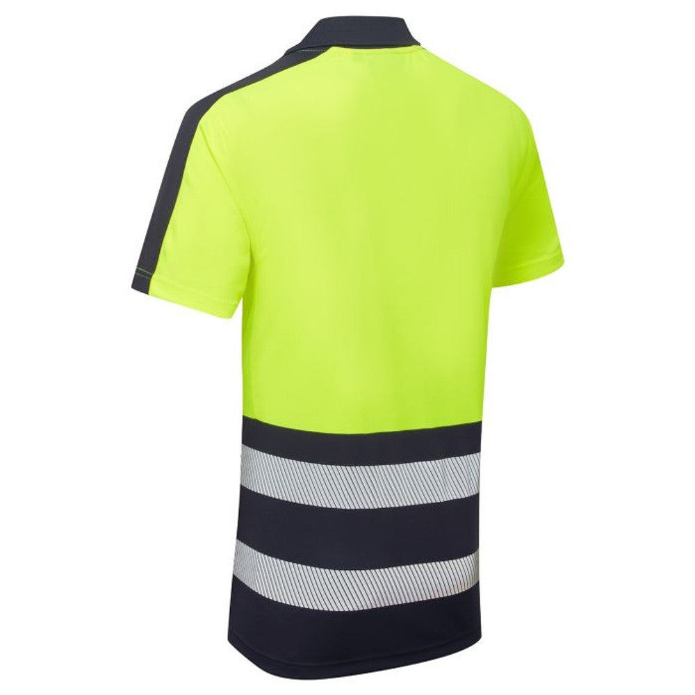 Supertouch Hi Vis Eco Polo Shirt Yellow CoolAir
