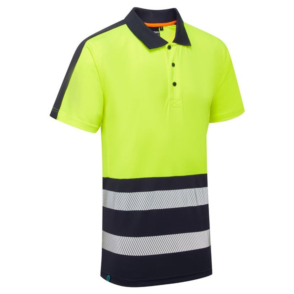 Supertouch Hi Vis Eco Polo Shirt Yellow CoolAir