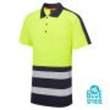 Supertouch Hi Vis Eco Polo Shirt Yellow CoolAir