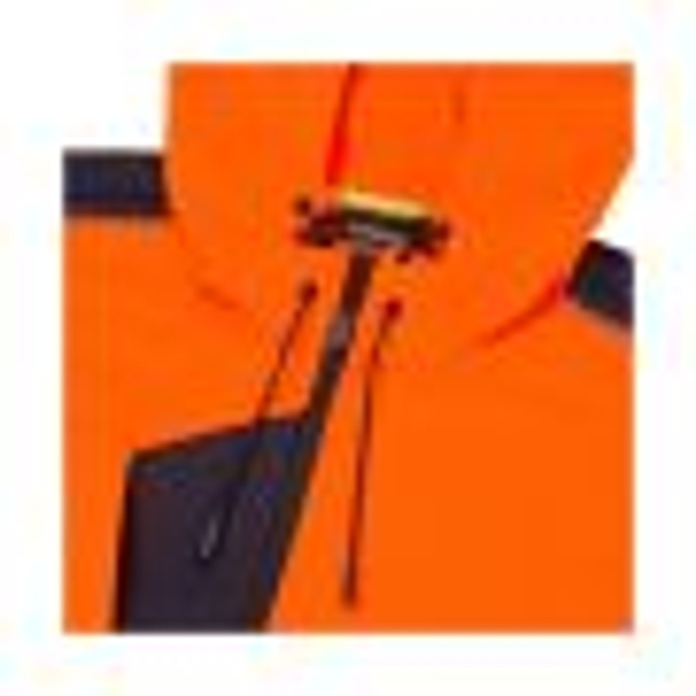 Supertouch Hi Vis Eco Zip Thru Hoodie Orange EN20471