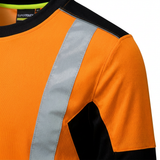 Supertouch Hi Vis Long Sleeve T-Shirt Orange CottonCool