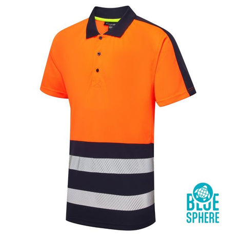 Supertouch Hi Vis Polo Shirt Orange Recycled CoolAir