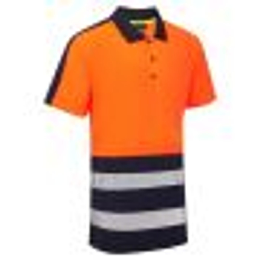 Supertouch Hi Vis Polo Shirt Orange Recycled CoolAir