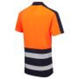 Supertouch Hi Vis Polo Shirt Orange Recycled CoolAir