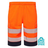 Supertouch Hi Vis Shorts Orange CottonCool Railway