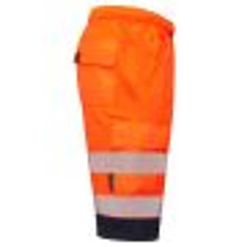 Supertouch Hi Vis Shorts Orange CottonCool Railway