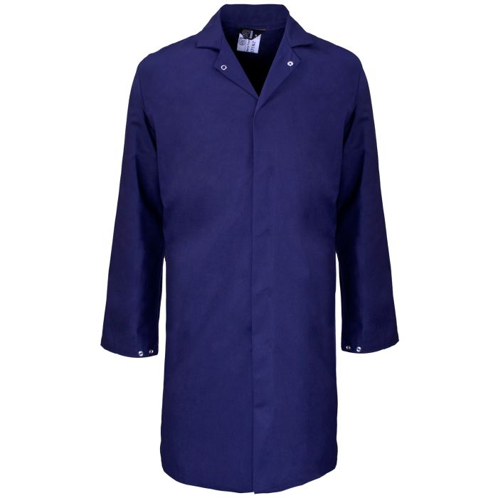 Supertouch Polycotton Food Coat Hidden Pocket Lab Catering Workwear