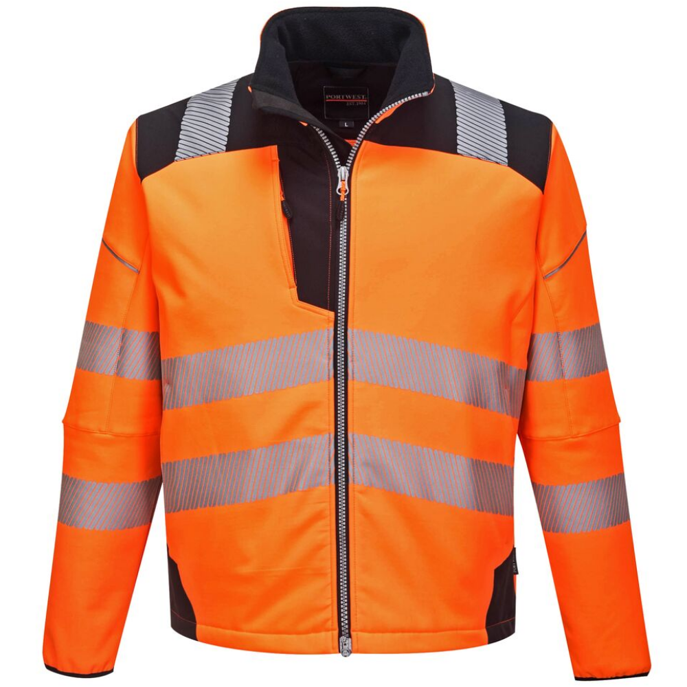 Portwest T402 Hi-Vis Softshell Jacket 3-Layer Waterproof