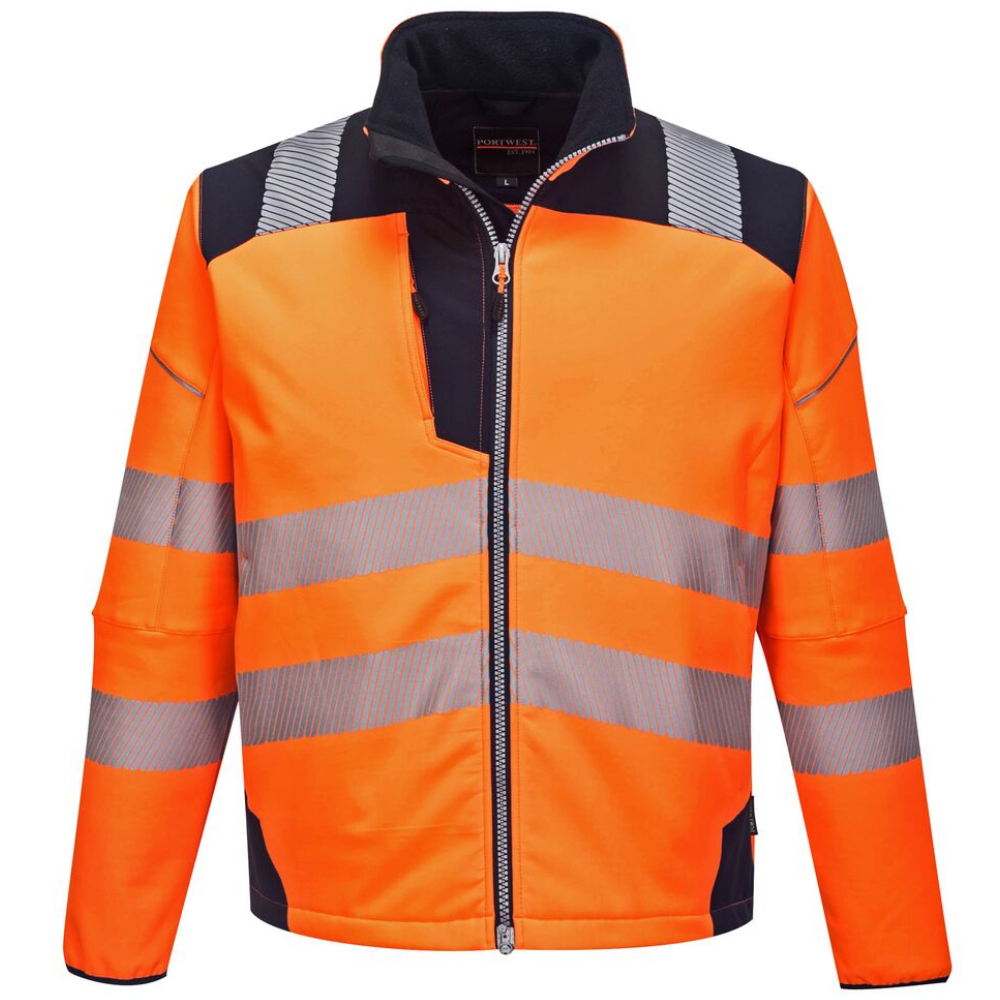 Portwest T402 Hi-Vis Softshell Jacket 3-Layer Waterproof