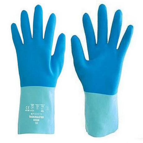 Polyco Taskmaster Chemical Resistant Gauntlet 30cm Latex Heat Safe