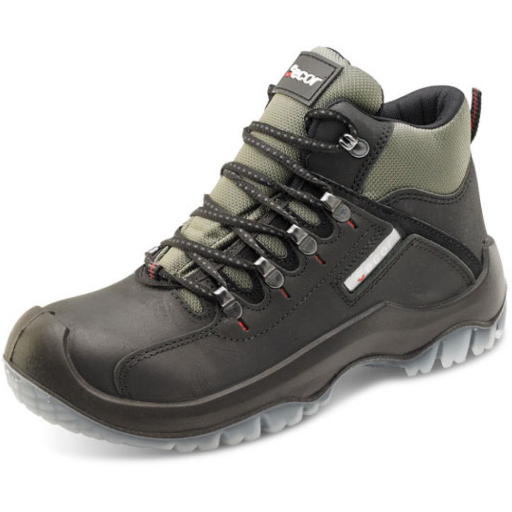 Secor Xtra Grip Black Hiker Water Resistant Safety Boots