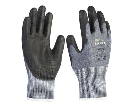 Klass TEK 5005D Cut Resistant Gloves Level E PU Coated Safety Work Gloves