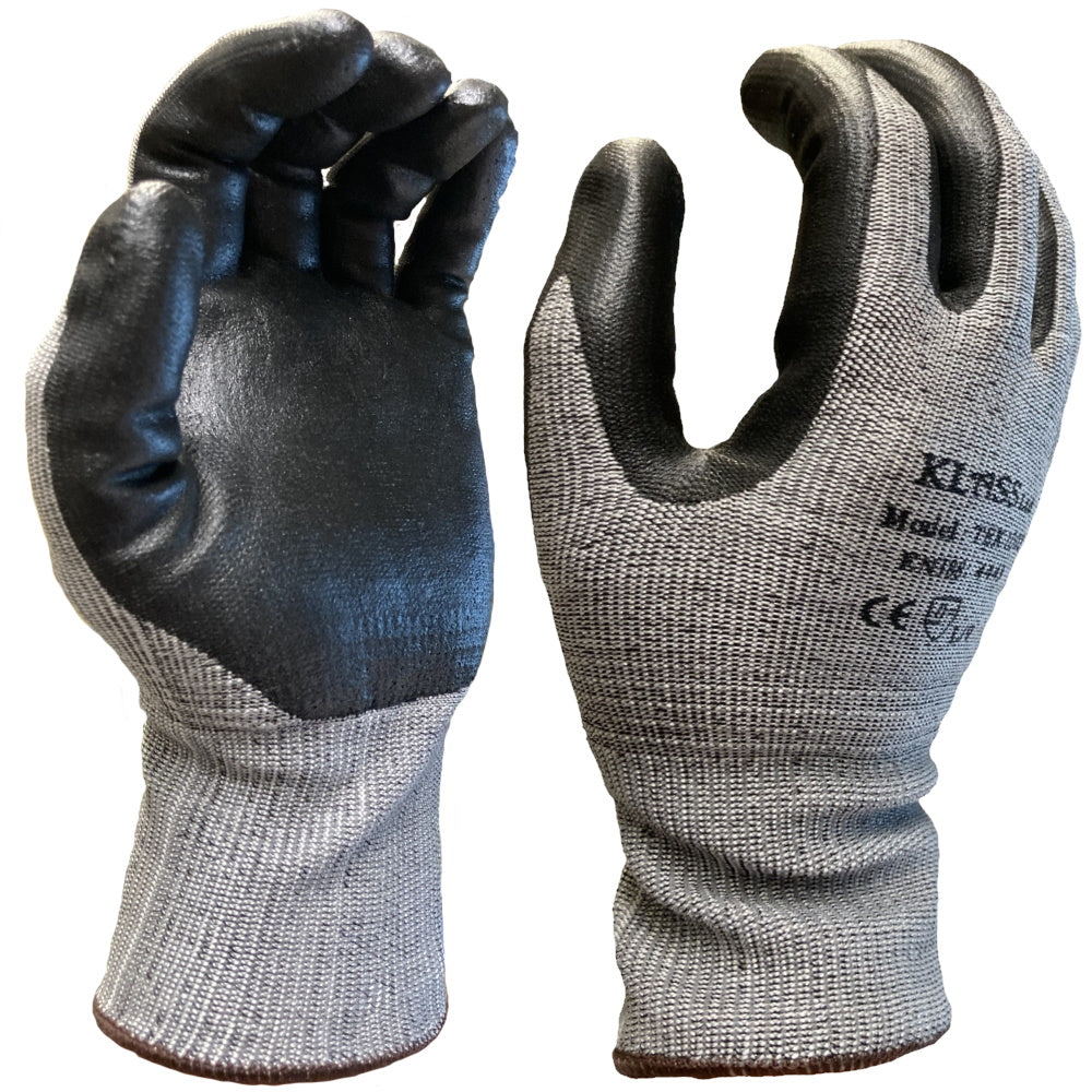 Klass Cut Resistant Gloves Level 4 Water Based PU DMF Free