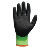 traffi green cut d waterproof winter glove