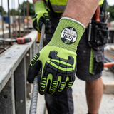 Traffi Cut E Impact Protection Gloves Nitrile TPR