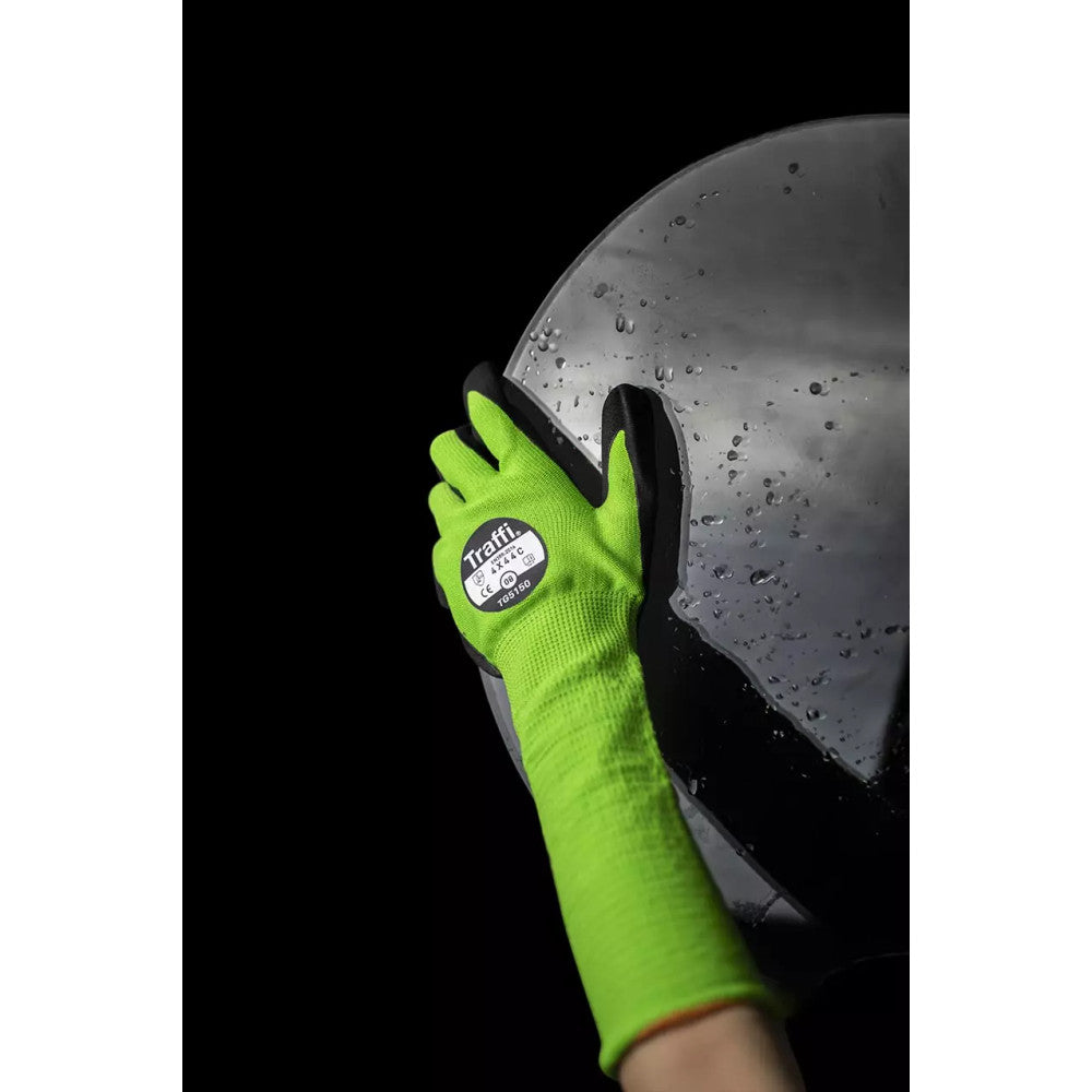 Traffi TG5150 Cut Level C Nitrile Extended Cuff Gloves