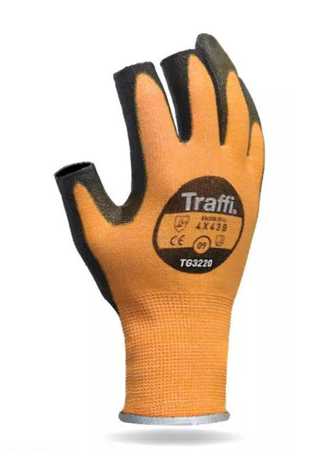 Traffi TG3220 Cut Level B Resistant 3 Digit PU Glove