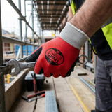 Traffi TG1060 Nitrile Full Dip Gloves Cut A Water Resistant