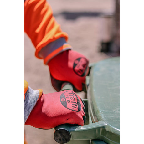 Traffi TG1850 Water Resistant Work Gloves Double Dip