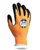 Traffi TG3110 Cut Level C Sandy Nitrile Work Gloves