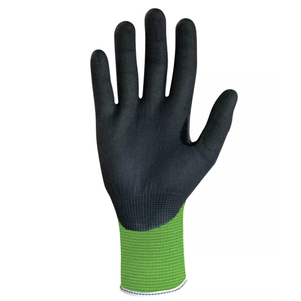 Traffi TG5110 Cut Level D Safety Gloves Sandy Nitrile