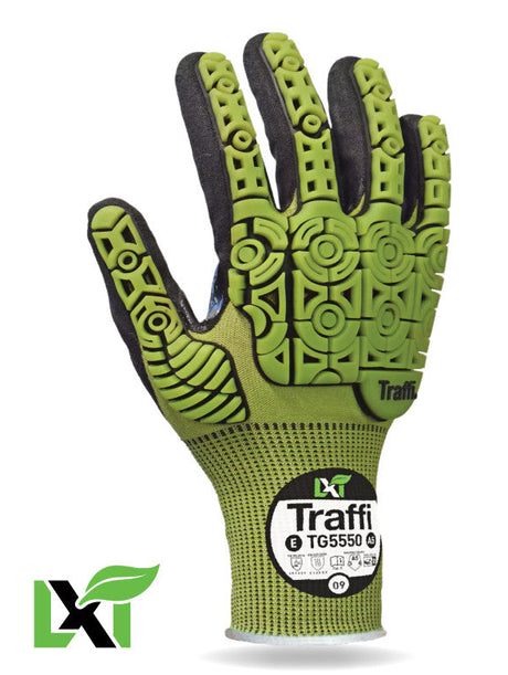 Traffi TG5550 Impact Resistant Gloves Cut Level E