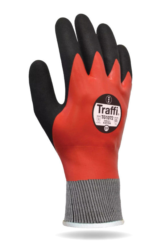 Traffi TG1072 Thermal Nitrile Gloves Double Dipped