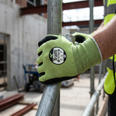 Traffi 7360 Cut Resistant Gloves Level F Ultrafine 18 gauge PU Coated