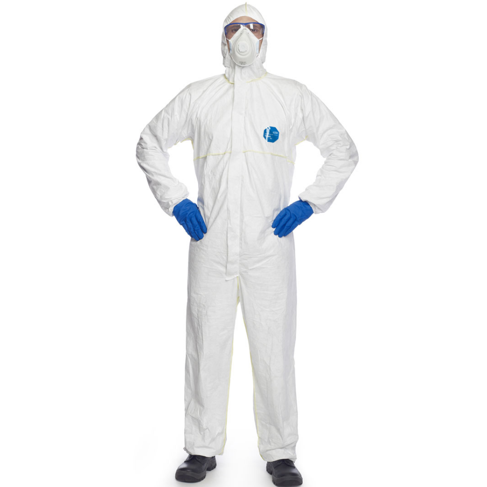Dupont Tyvek 200 Easysafe Hooded Coverall Type White