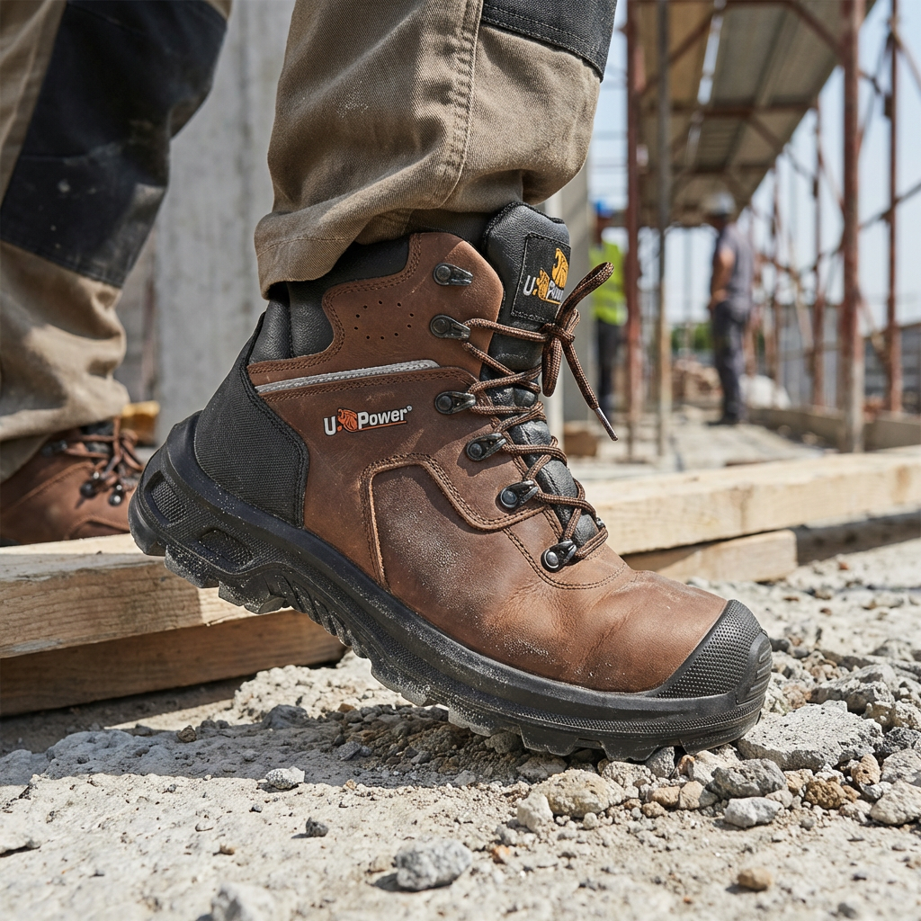 U-Power Helsinki Safety Boot S3S ESD Brown Leather
