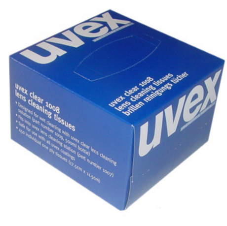 Uvex Lens Cleaning Tissues x 450