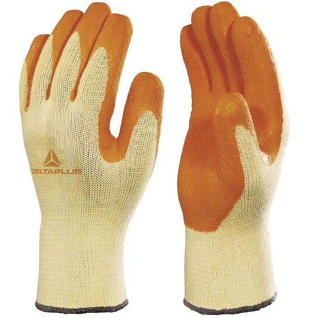Delta Plus VE730 Latex Coated Work Gloves Wet Dry Grip