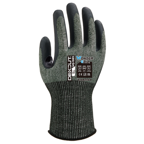 Wondergrip WG-1885 Cut Resistant Gloves Level D HPPE Safety Work Gloves
