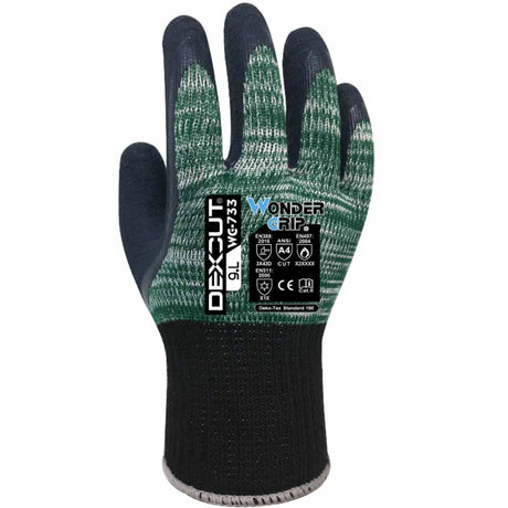 Wondergrip WG-733 DEXCUT Cut Resistant Work Gloves Level D ISO 13997