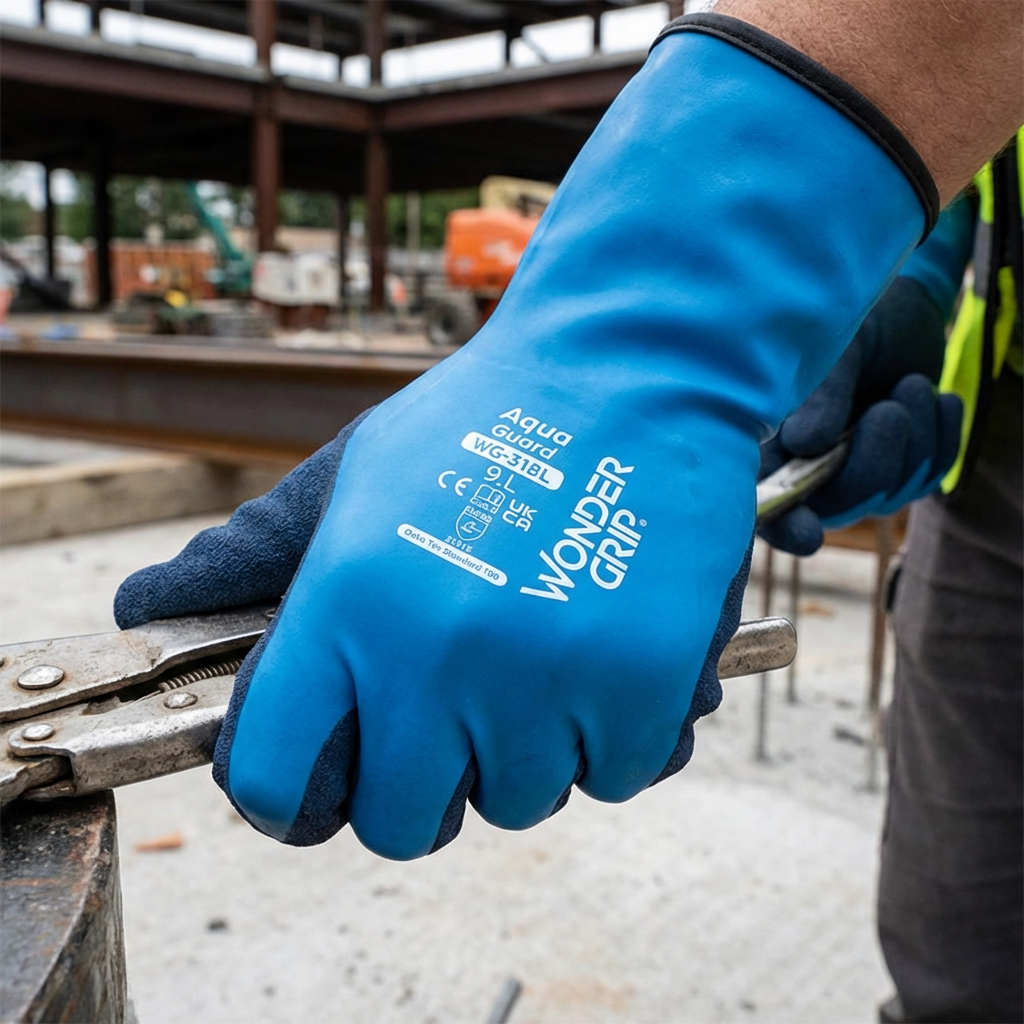 Wondergrip Aqua Guard Waterproof Work Gloves 30cm