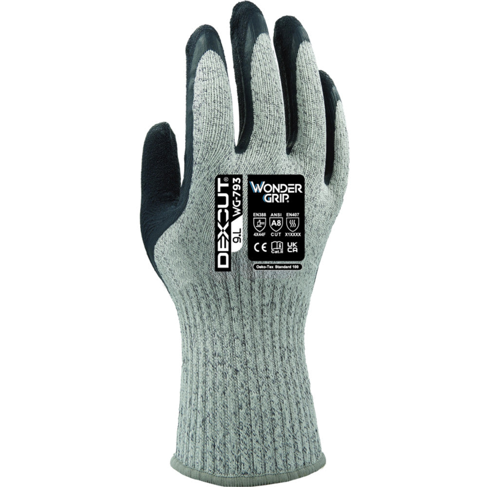 Wondergrip DEXCUT Cut Resistant Gloves ANSI A8 Level F