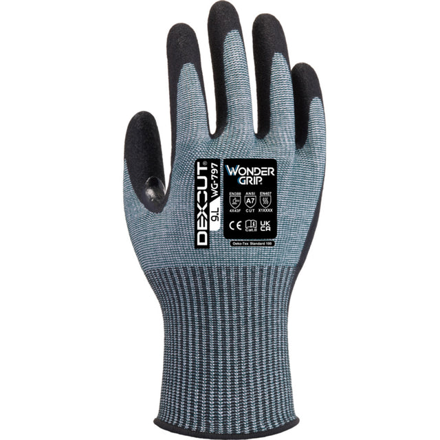 Wondergrip DEXCUT Cut Resistant Gloves Level F Nitrile