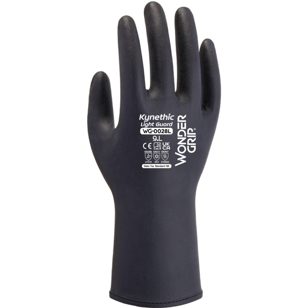 Wondergrip Kynethic Light Guard Wet & Oily PU Coated Work Gloves 30cm