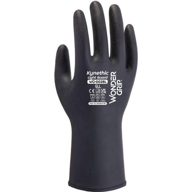 Wondergrip Kynethic Light Guard Wet & Oily PU Coated Work Gloves 30cm