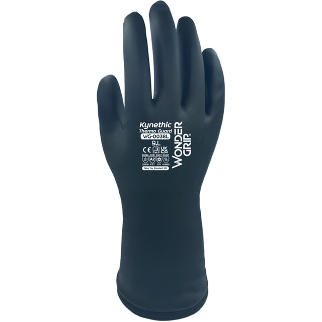 Wondergrip Kynethic Thermo Guard Thermal Work Gloves Cold Wet Oily Protection 30cm Cuff