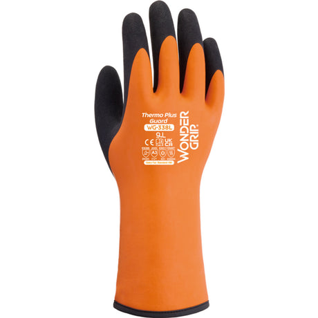 Wondergrip Thermal Waterproof Gloves Cut A3 Hi-Vis